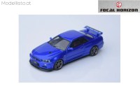 FH049 Focal Horizon 1/64 Nissan GTR-R34 with opening hood, blue V2