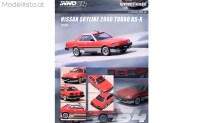 in64r30resl INNO64 Nissan Skyline 2000 RS-X Turbo (DR30) rot/silber