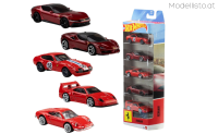 JLN12 Hotwheels Ferrari 5er Set