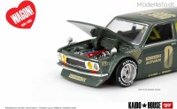 KHMG010 Mini GT Datsun 510 Wagon Kaido House green
