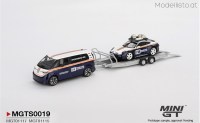 MGTS0019 MiniGT/Kaido House SET PORSCHE 911 DAKAR #718 + VOLKSWAGEN ID. BUZZ PORSCHE CENTRUM GELDERLAND ROUGHROADS 2025