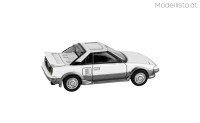 pa55365 64PARA 1/64 1985 Toyota MR2 Mk1 weiss/silber