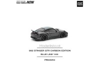 PR640254 Pop Race Porsche 911 (992) Stinger GTR Carbon Edition Blue Line