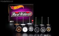 HGK88 Hotwheels RLC Real Riders Wheels Set 2