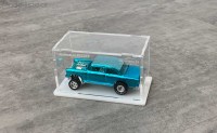 1/64 Hotwheels Custom 1955 Chevy Bel Air Gasser "Spectraflame Blue"