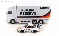 t64017lbw Tarmac Porsche 911 RWB 993 #41 & LBWK Truck