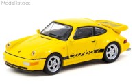 t64s009yl 1/64 Tarmac Porsche 911 Turbo, yellow